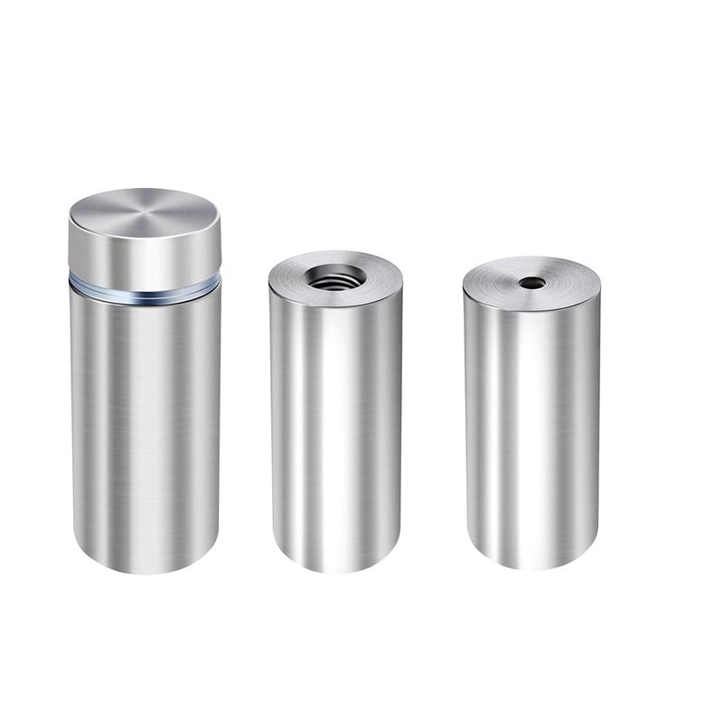 Osring 3/4 x 2-2/5 Inch Wall Standoff Sign Holder, Standoffs Screw Mounting Acrylic Panel Hardware, Stainless Steel Advertising Nails for Plexiglass and Picture, 12 Pack - Image 4